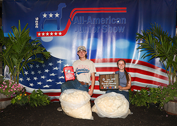 Champion & Reserve White Merino Fleeces